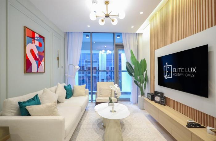 Elite LUX Holiday Homes - Elegant 2BR Suite in Business Bay, Dubai