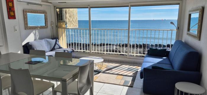 Le Pêcherie, T3 superbe vue mer, parking, clim, wifi