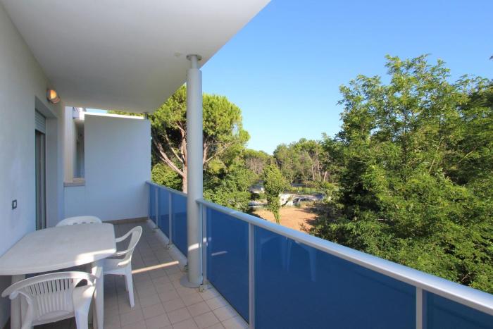 Colorful flat by the beach