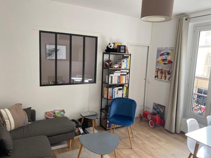 Bright 2-room fully equipped - Porte de Clichy