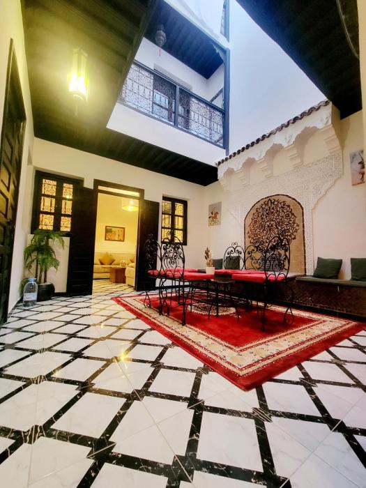 Private Riad Near Royal Palace-Palace-Rooftop-Breakfast
