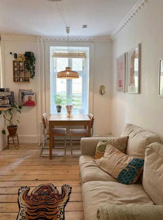 Authentic Apartment With Stucco On Østerbro