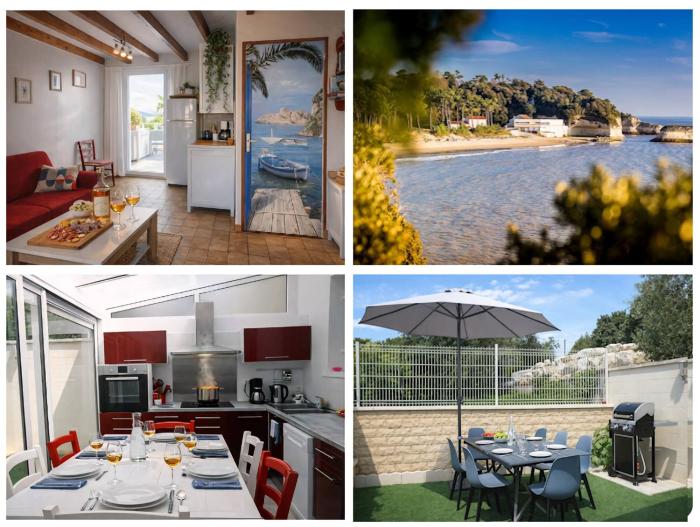 Maison en résidence piscine tennis proche plage