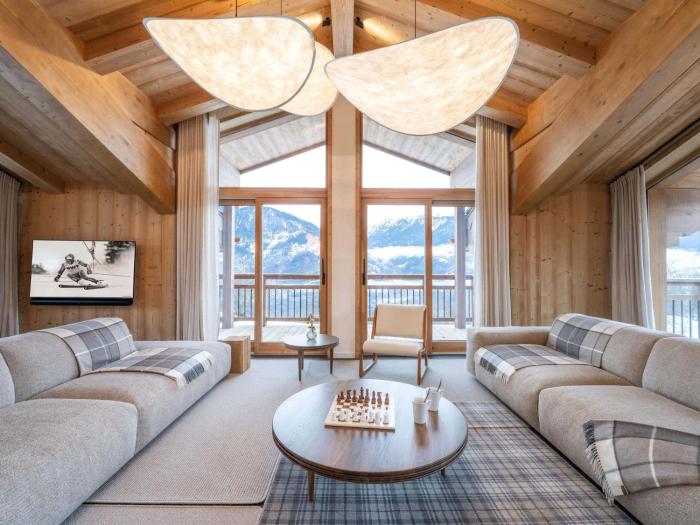 Chalet de Luxe avec Espace Détente à Courchevel Le Praz, Proche des Pistes et Commodités - FR-1-568-42