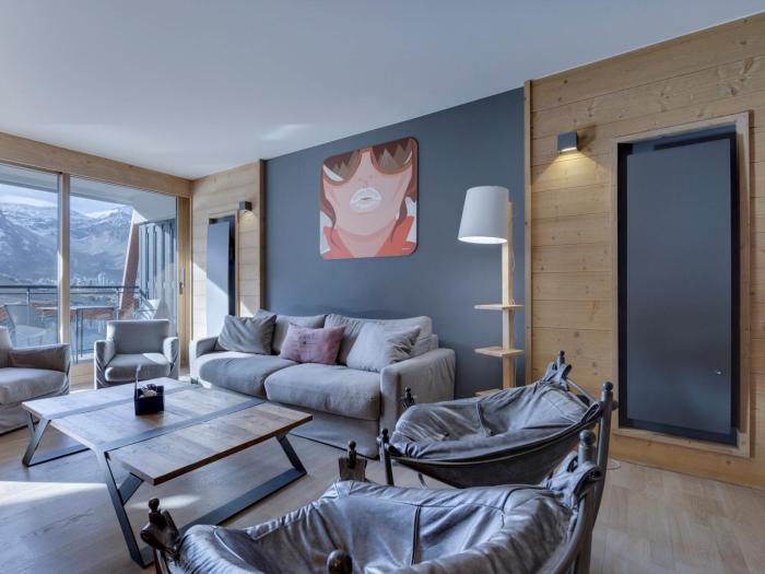 Appartement moderne au cœur de Tignes, idéal pour 7 personnes avec wifi inclus - FR-1-641-2