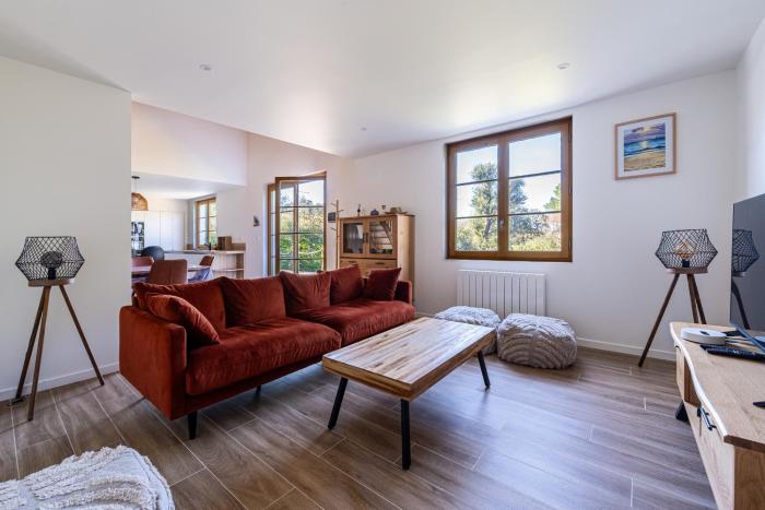 Moulleau Jolie maison rénovée pour 9 personnes, avec jardin