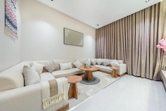 غرفة وصالة طراز وابي سابي تسجيل دخول ذاتي