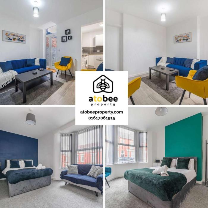 Stylish 3 Bed 3 en-suite home in a popular part of Liverpool - Close by to City Centre - Free Parking