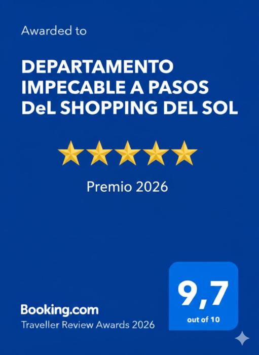 DEPARTAMENTO IMPECABLE A PASOS DeL SHOPPING DEL SOL
