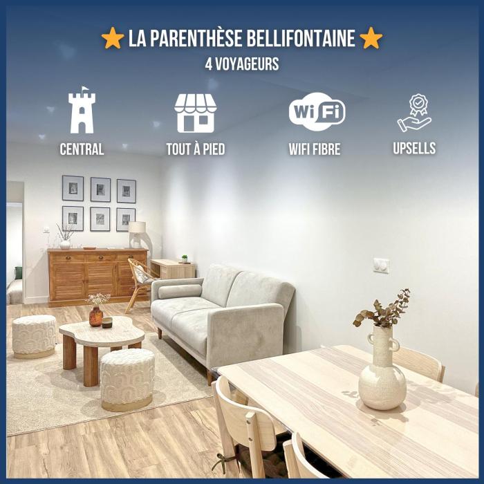 Spacieux T3 lumineux- Hyper centre- Insead