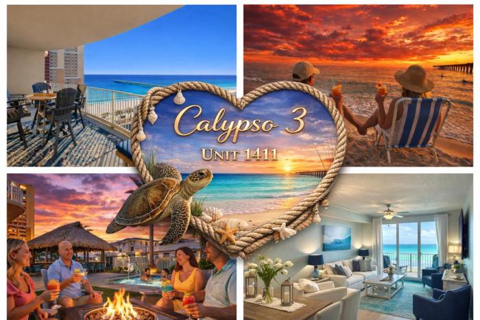 25Off 14Th Floor Steps To Beach & Breathtaking Ocean , Pier Park Views Sleeps 8