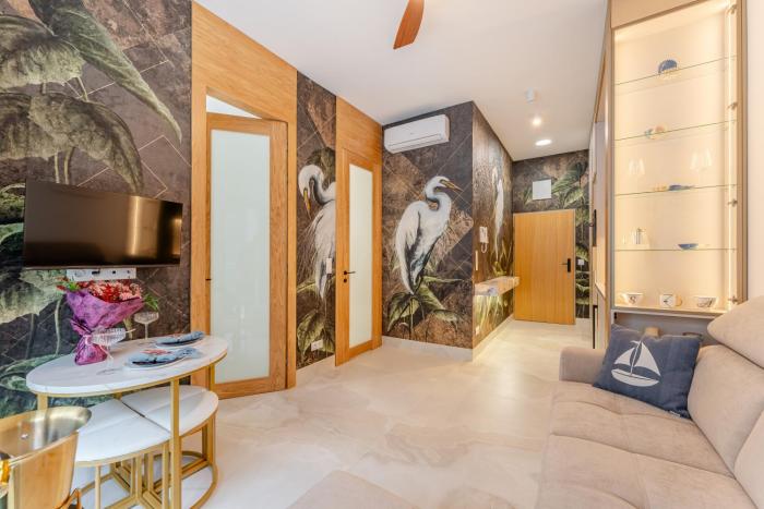 HEVENIA Deluxe apartament z bocznym , kojącym widokiem na las wydmowy