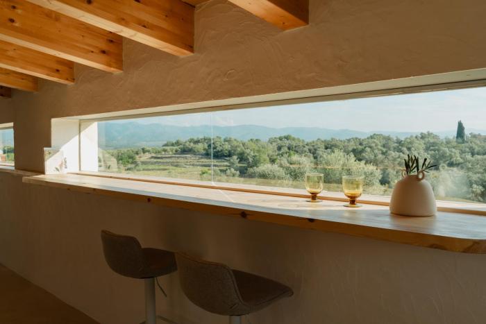 Panorámica de la serra de Cardo, El Corral