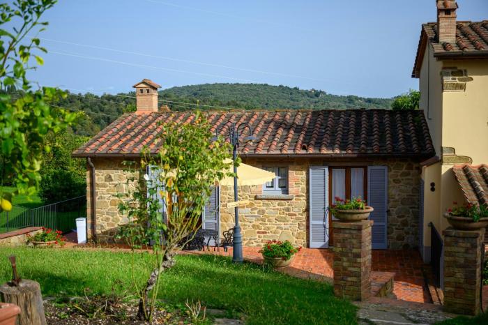 Apartment In A Agritourism With A View Of Cortona