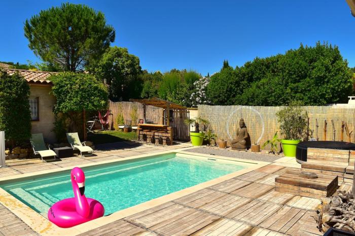 Villa climatisée avec un studio indépendant et piscine sécurisée