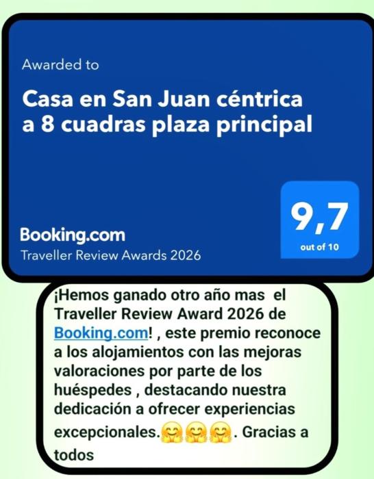 San Juan casa céntrica HERMOSA a solo 8 cuadras plaza principal