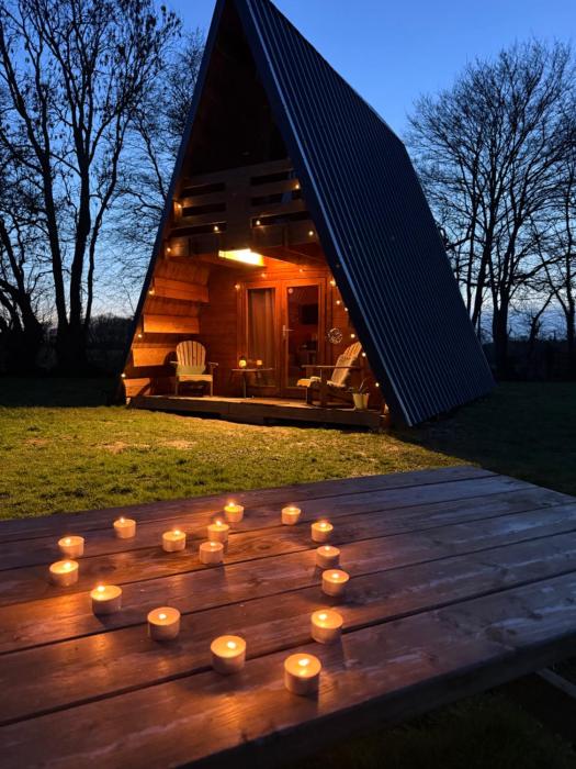 Cabane en A La Pause Sauvage Normandie