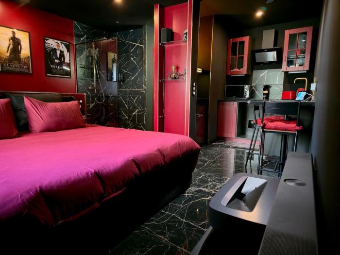 Studio Cinéma privé Centre ville & King size