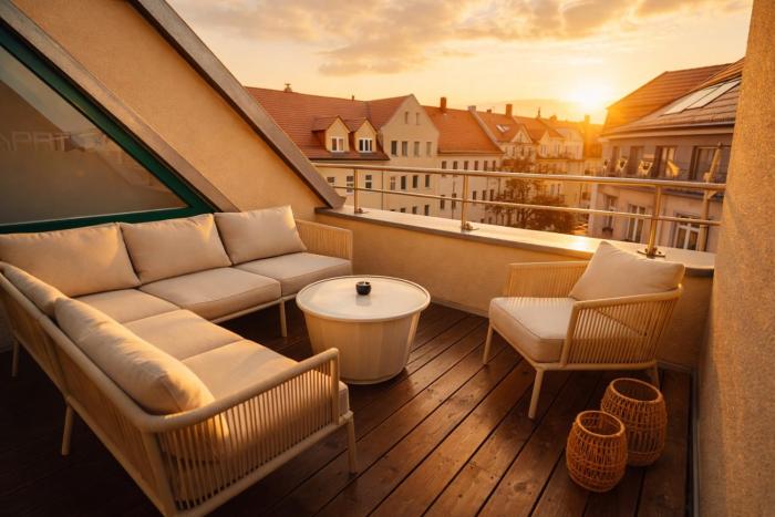 Signature Penthouse - 120 qm - Private Terrace and Sky View