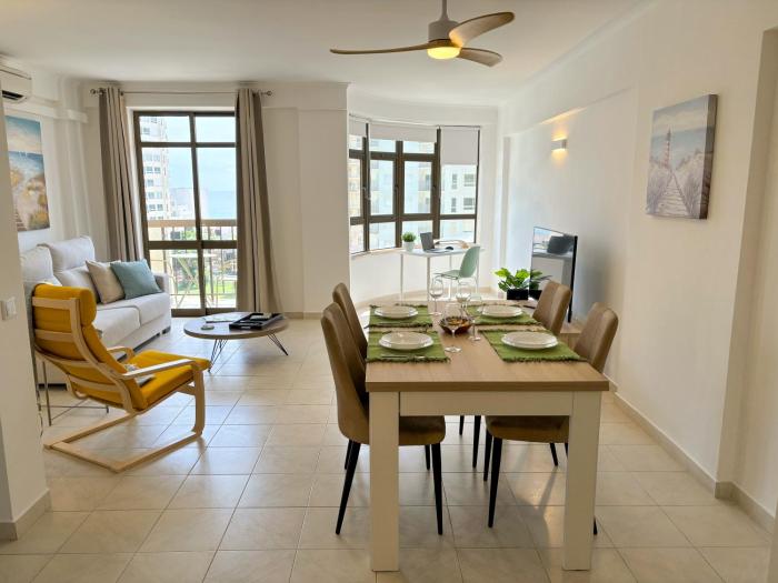 BnB Homes vibrant Ocean View terraced apartment with swimming pool 200 m to the beach