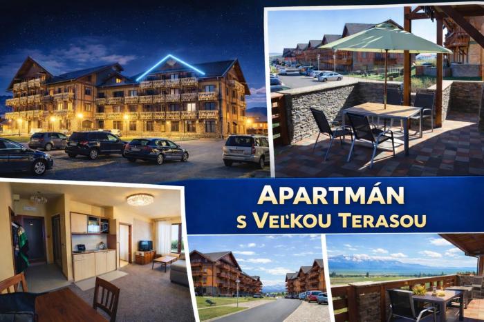 Apartmán s veľkou terasou Luxus Tatry E106