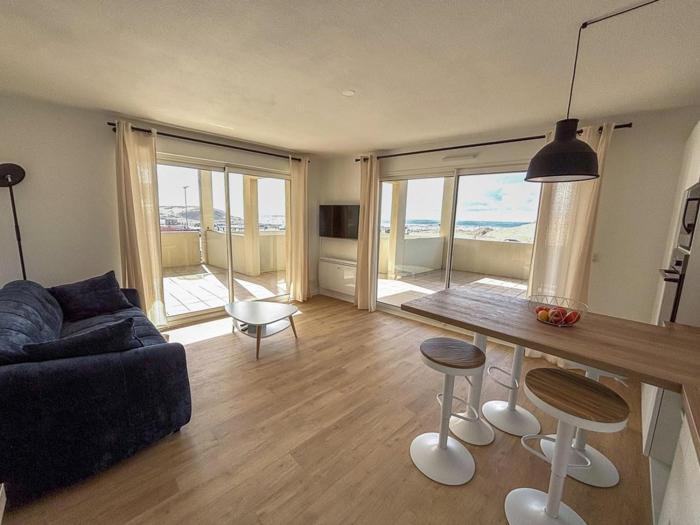 T2 cabine avec terrasse et vue océan à Vieux-Boucau - FR-1-379-176