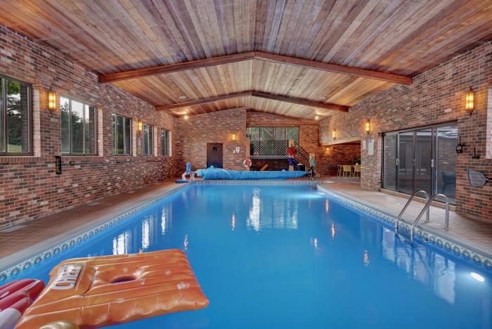 Private Indoor Pool Estate with Hot Tub
