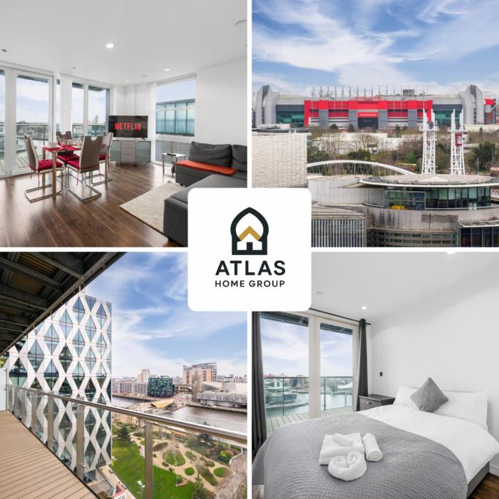 Waterfront Panorama – 2BR + Balcony, Near Stadium