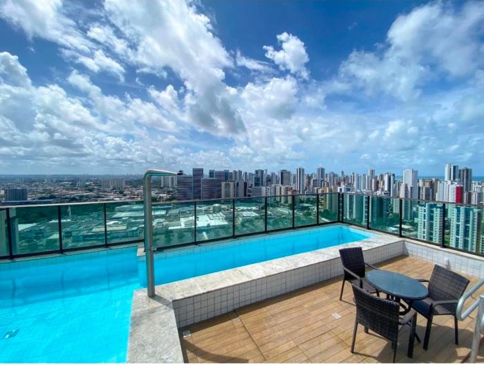 Flat Boa viagem 200 metros praia e shopping