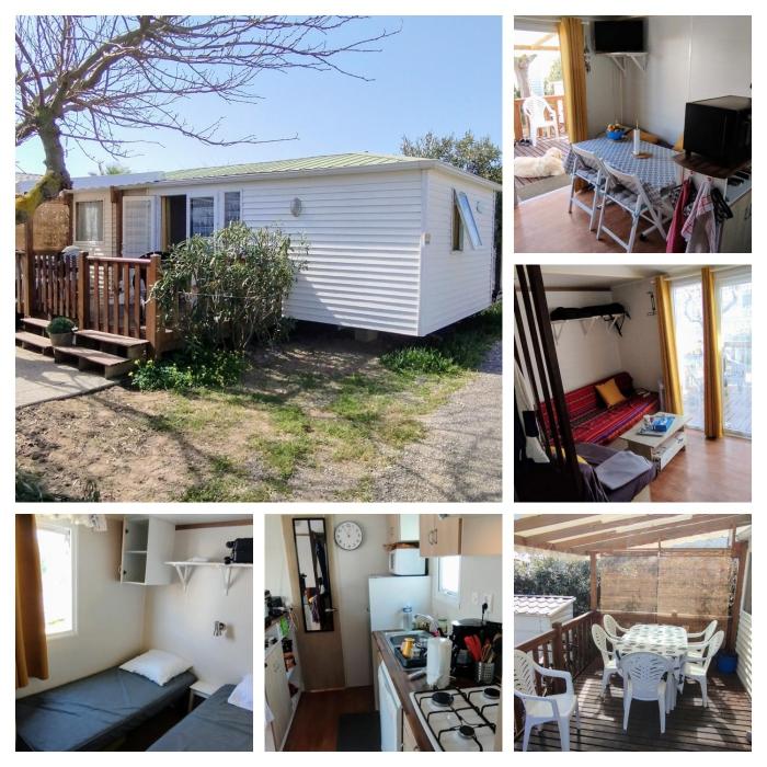 Mobi Home 4 personnes tout confort Juillet & Août Bord étang de Thau Marseillan