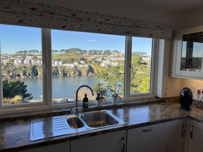 Trebarfoote sea and river views across to Fowey