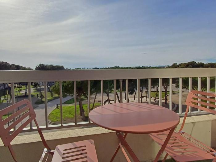 T1 cosy à Balaruc-les-Bains avec animaux admis, proche des thermes - FR-1-571-30