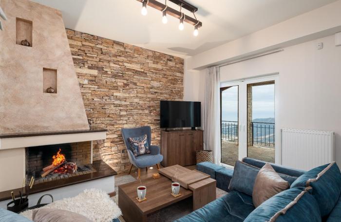 Petritis Cozy Mountain Retreat with Stunning Views By Greece Apartments