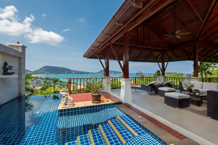 Stunning Sea & Sunset Views Villa over Patong Bay