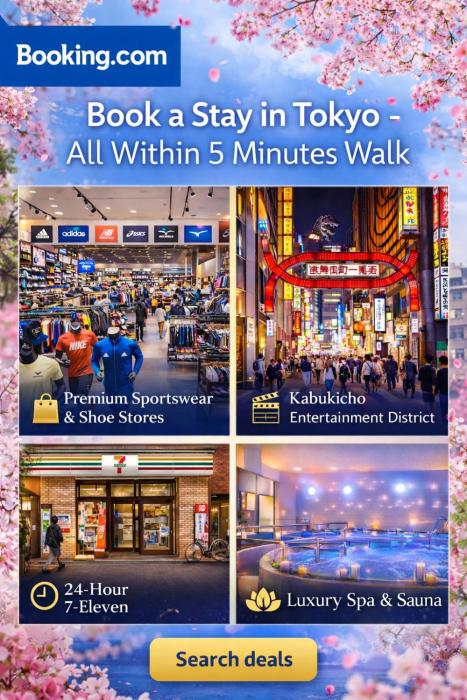 New open Shinjuku ,perfect for sightseeing!Top Rated 1 Room