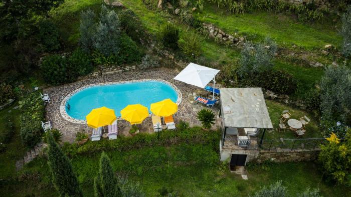 Bigiolo a Melazzano Villa con piscina indipendente in Toscana a Greve in Chianti