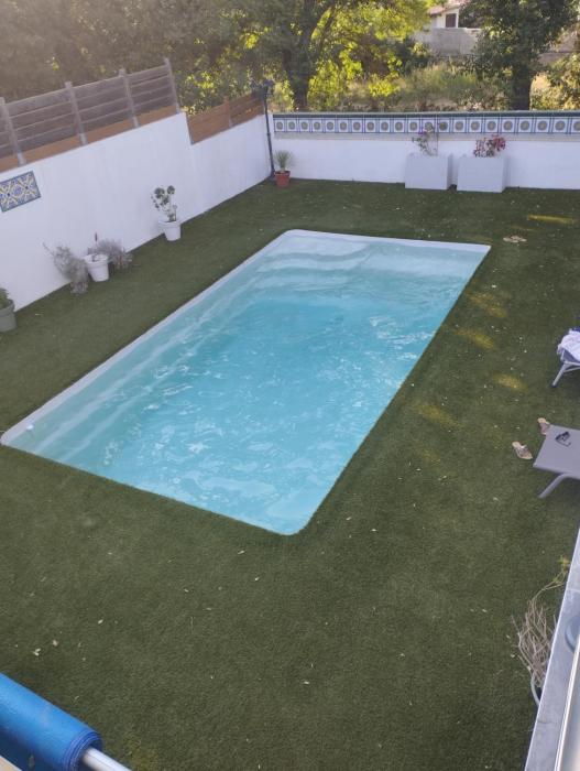 appartement 2 chambres dans maison avec piscine