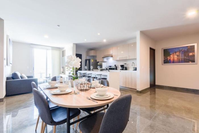 Luxury in Fundidora 9 guests Wifi 3BR 2Bath