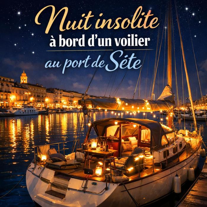 Nui Insolite à bord dun Voilier Sète Vieux Port