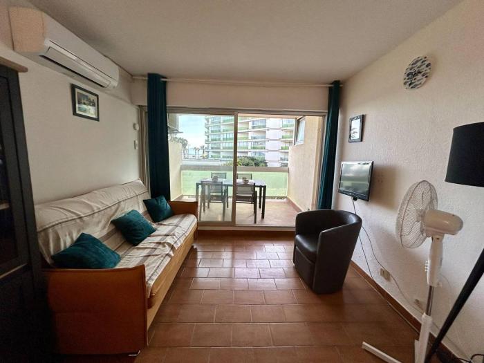 Appartement vue mer CANET SUD CR040-B119