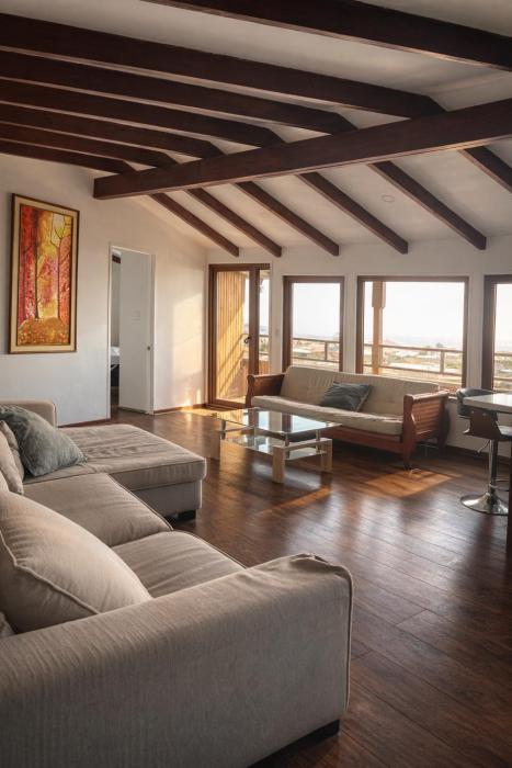 Furnished apartment with bay view in Cerro Alegre, Valparaiso