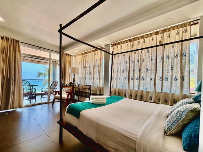 Seaview rooms at Santa Maria Boutique Homestay, Trivandrum Airport 1 mile