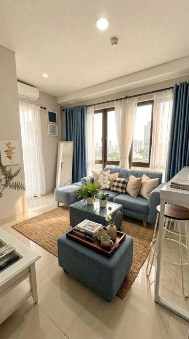 Sky High City View 2BR Corner Condomonium