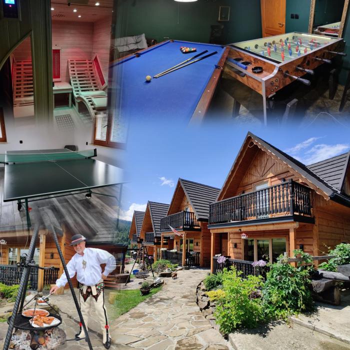 Domki u Jacka Sauna & Relax z widokiem na góry