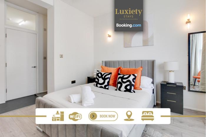 Chic & Gorgeous Studio By Luxiety Stays Short Lets & Serviced Accommodation Southend on sea With Free WiFi, Nr High St