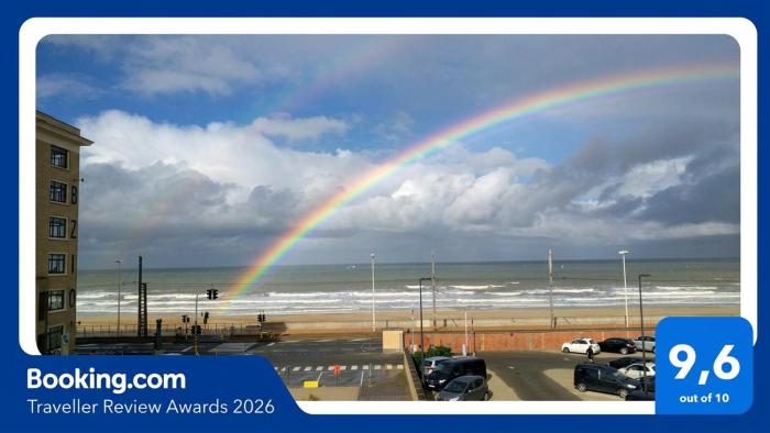 Splendid Seaview - Ostend Luxury Studio 4 persons at beach and sea