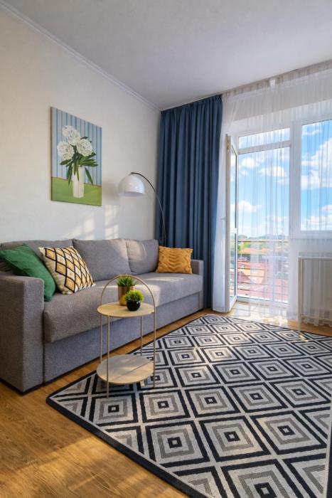 Апартаменти з прекрасним панорамним видом на замок та гори