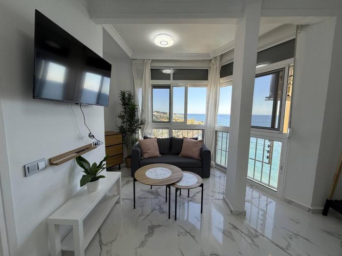 Penthouse studio with ocean view AC and pool Mijas ALMIRANTE 135