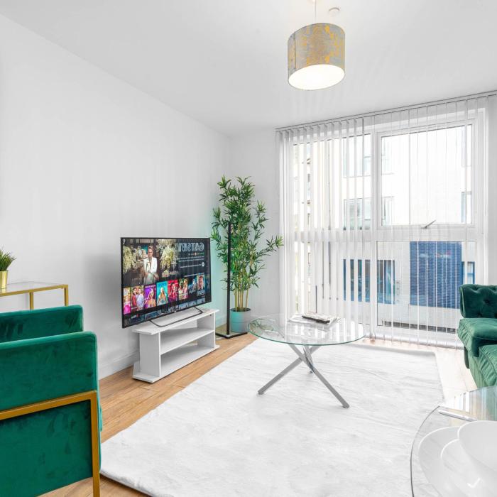 Modern 2 Bed Apartment - City Center - Parking - Netflix 205HA