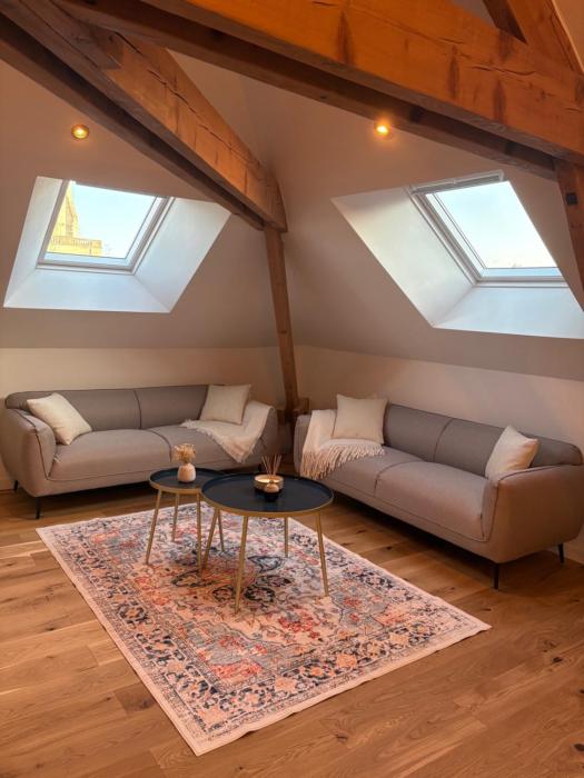 Loft dexception de 115m2 - Hyper centre - Vue sur le Beffroi